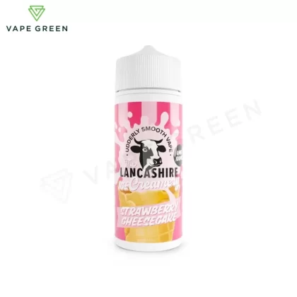 Strawberry Cheesecake Shortfill E-Liquid by the Lancashire Ice Creamery 100ml