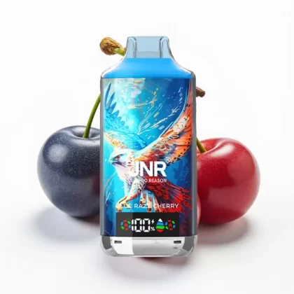 JNR Falcon X 18000 Puffs Blue Razz Cereza 750mAh Dual Mesh Coil Tipo-C - Fumotvapemexico