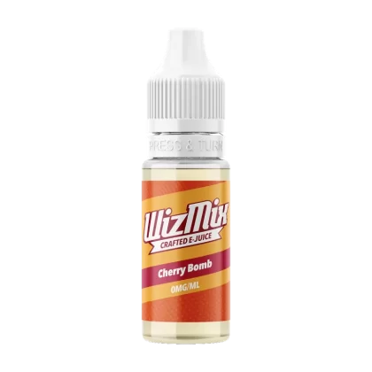 Wizmix Cherry Bomb - 10ml - 0mg - Vape Product (166620)
