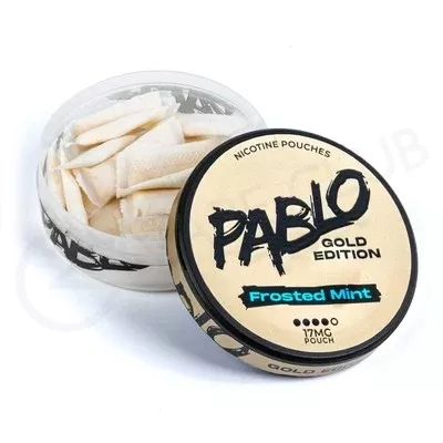Pablo Gold Edition Frosted Mint Nicotine Pouches - Ecigpremium