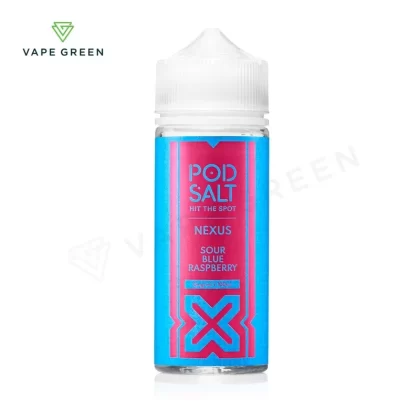 Sour Blue Raspberry Shortfill E-Liquid by Nexus Pod Salt 100ml