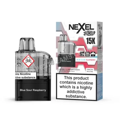 Nexel Thunder 15K Blue Sour Raspberry Pods - Vapestreams Co