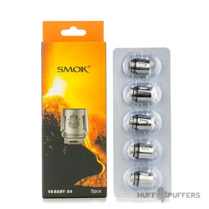 Smok TFV8 Baby X4 Coils - Resistance#0.15 ohm
