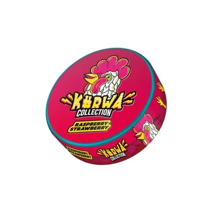 Kurwa Collection Raspberry Strawberry Nicotine Pouches - Strength#16mg