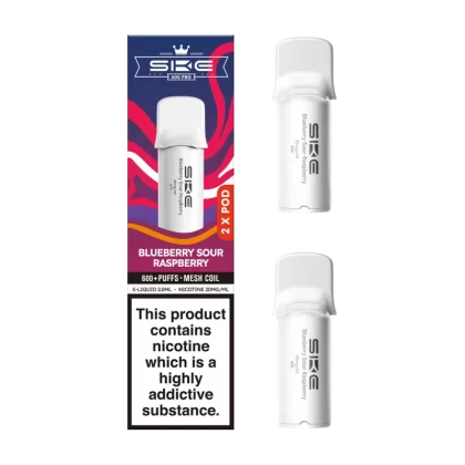 Blueberry Sour Raspberry SKE 600 Pro Pods - Vapeshop Co