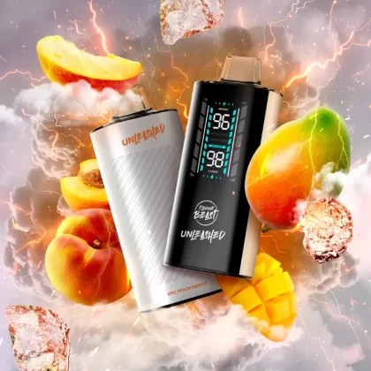 Flavour Beast Unleashed DCP 20K Epic Peach Mango Iced Disposable Vape