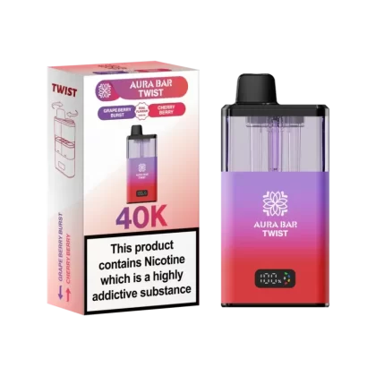 Aura Bar Twist 40K Vape Kit By Crystal Prime - Spearmint / Fresh Mint