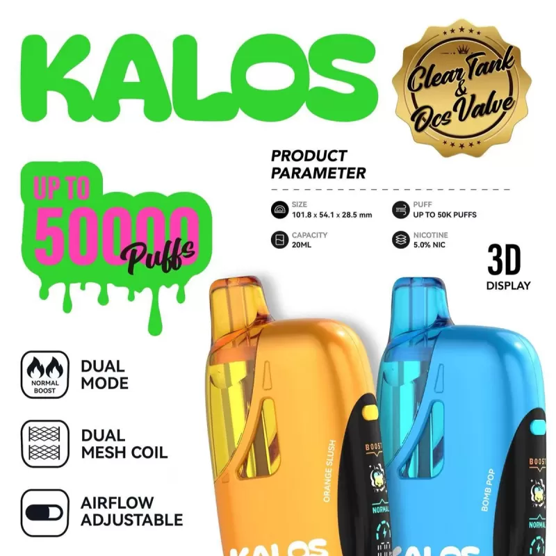KALOS 50K Puff Disposable Device - 50,000 Puffs