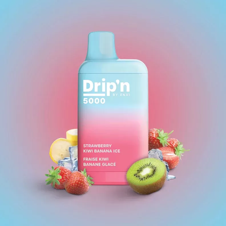 DRIP’N 5000 – STRAWBERRY KIWI BANANA ICE
