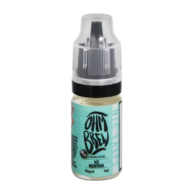 Ohm Brew Ice Menthol Nic Salts E Liquid (10ML)
