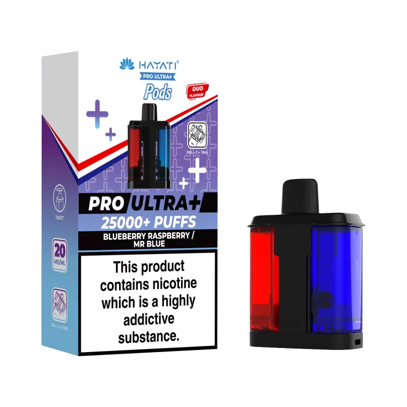 Blueberry Raspberry / Mr Blue Hayati Pro Ultra Plus Refill Pack - Ecigwizard