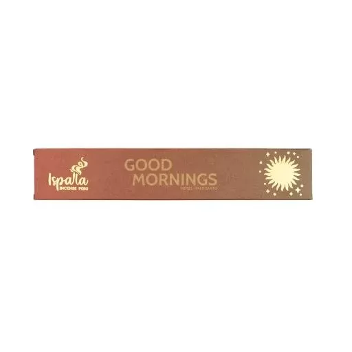 Ispalla Organic – “Good Mornings” Palo Santo & Herbs 10 Incense Sticks 9″