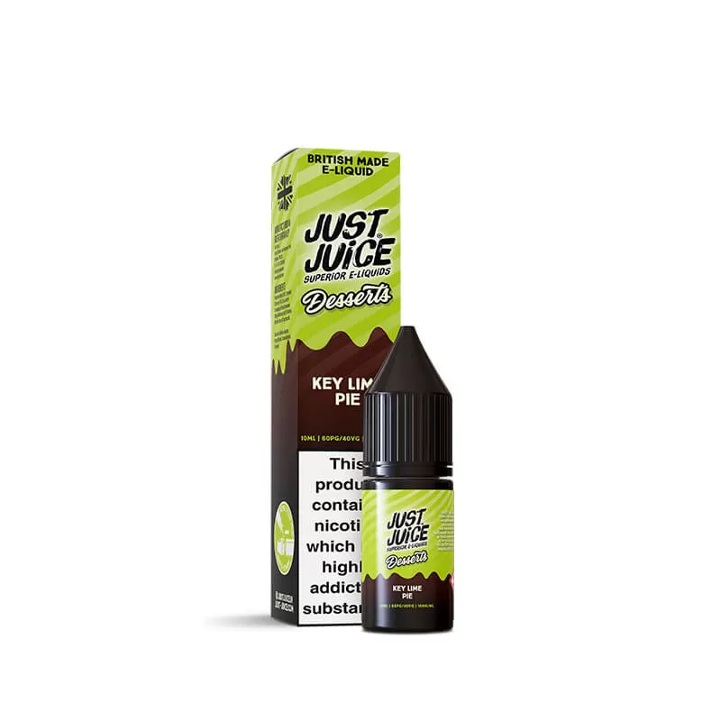 Just Juice Desserts Key Lime Pie 10ml Nic Salt E-Liquid - 10mg - Image 2