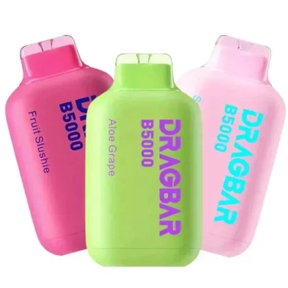 Zovoo Dragbar B5000 Vape - Single Pack; Aloe Grape, Blueberry Razz Ice; Vape Product
