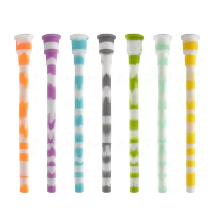 White Rhino | Glow-In-The-Dark Silicone Downstems | 35 Count