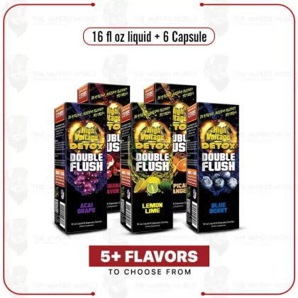 High Voltage Detox Double Flush - Acai Grape, Lemon Lime