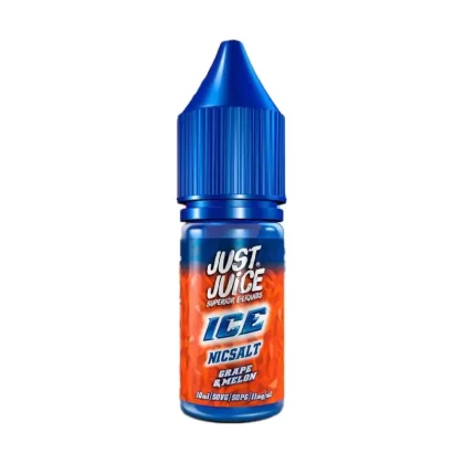 Just Juice ICE Grape & Melon Nic Salt Vape Juice - 10 Pack - Strength