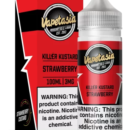 Vapetasia - Killer Kustard Strawberry - 100ML E-Liquid - 0MG