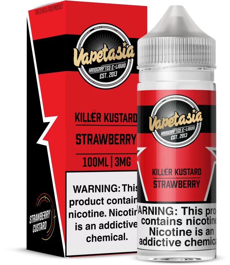 Vapetasia - Killer Kustard Strawberry - 100ML E-Liquid - 0MG