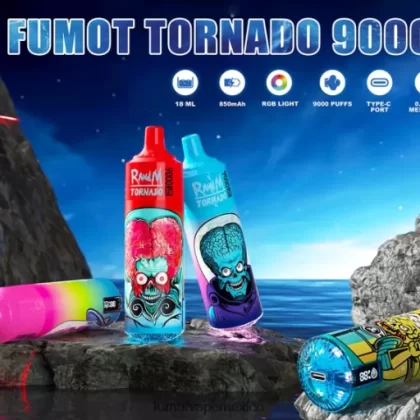 Fumot Tornado 1 pieza de vaporizador desechable 9000 pro de 18 ml limonada rosa H0XPTX225 Fumot Vape Online Shop - Fumotvapemexico