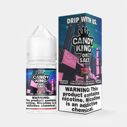 Pink Squares SALT – Candy King On SALT – 30mL – Fruity Vape