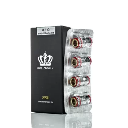 Uwell Crown 5 Coils - 4 Pack; 0.2 Ohm UN2 Triple Mesh, 0.23 Ohm UN2 Mesh