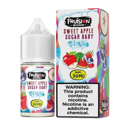 30ML | Iced Sweet Apple Sugar Baby by Fruision Salts - Size#30ML~Strength#30MG>50MG (A8D985)