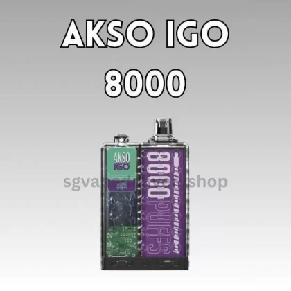 Akso IGO 8000 Puffs - Strawberry Cheese