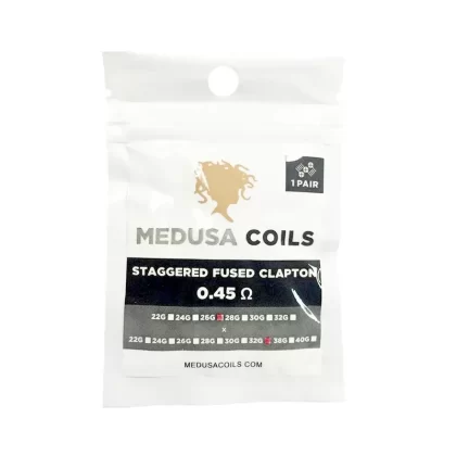 Staggered Fused Clapton Pre Made Coils by Medusa Coils