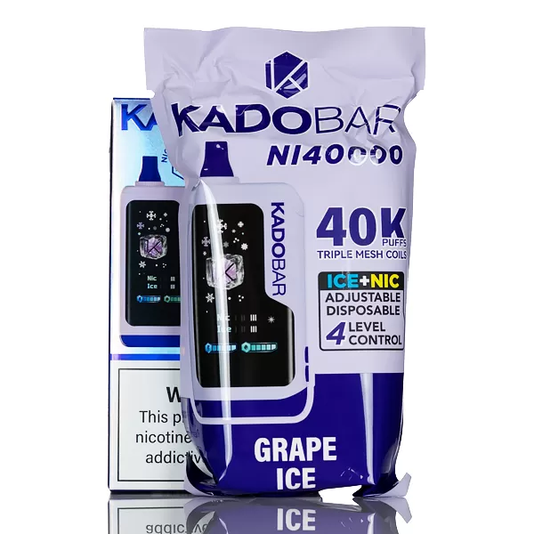 Kado Bar NI40K 40000 Puffs Disposable Vape - 24mL - Chilled Red Apple - Image 2