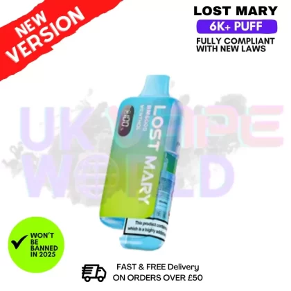 Menthol Lost Mary 6K Puff Pod Kit – Only £8.99