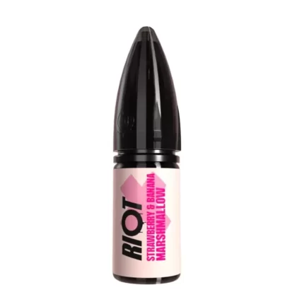 Strawberry And Banana Marshmallow Nic Salts E-Liquid Riot X by Riot Squad (10ml) - 20mg