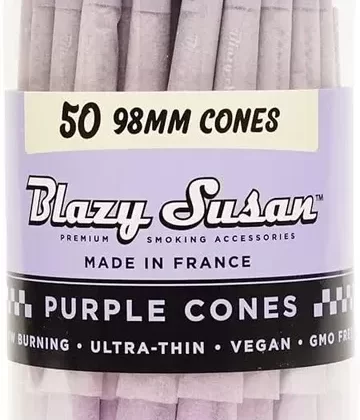 Blazy Susan Cones – Purple 98mm 50pk