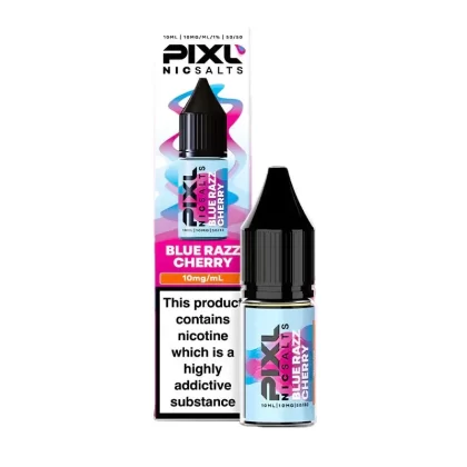 Pixl Blue Razz Cherry Nic Salt E-Liquid - 10 Pack - 10mg