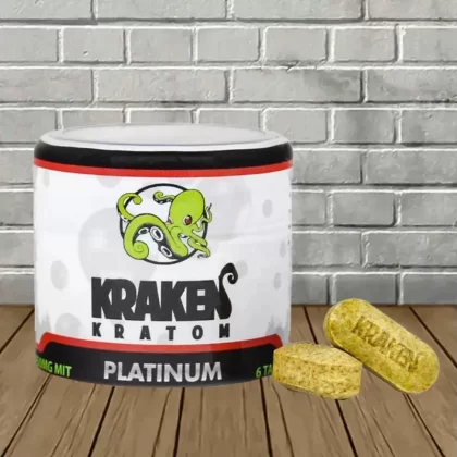 Kraken Kratom Platinum Extract Tablets 6ct