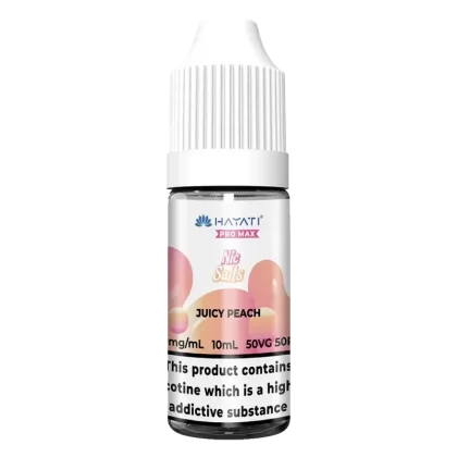 Hayati Pro Max Juicy Peach 10ml Nic Salt Vape Juice