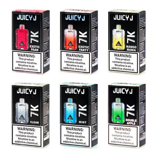 Juicy J Disposable Vape – 7000 Puffs – Strawberry Ice