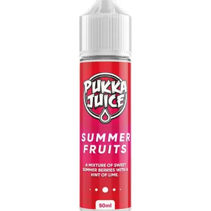 Pukka Juice Summer Fruits E Liquid 60ml - 3mg