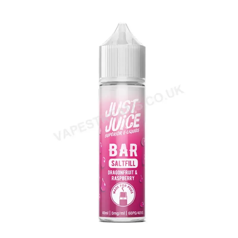 Just Juice Bar Dragonfruit & Raspberry Saltfill E-Liquid - Vapestreams Co