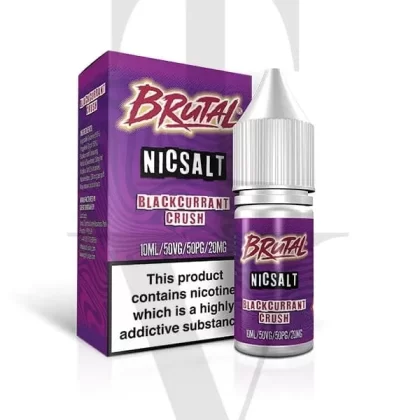 JUST JUICE BRUTAL DRINKS – BLACKCURRANT CRUSH NIC SALT E-LIQUID
