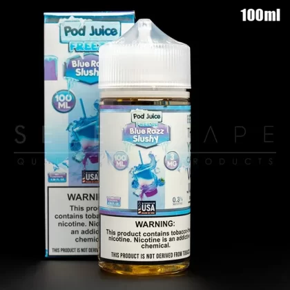 Pod Juice – Blue Razz Slushy Freeze Eliquid 100ml