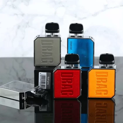 VOOPOO DRAG NANO 2 POD SYSTEM KIT 800MAH - Carbon Fiber, Classic Black