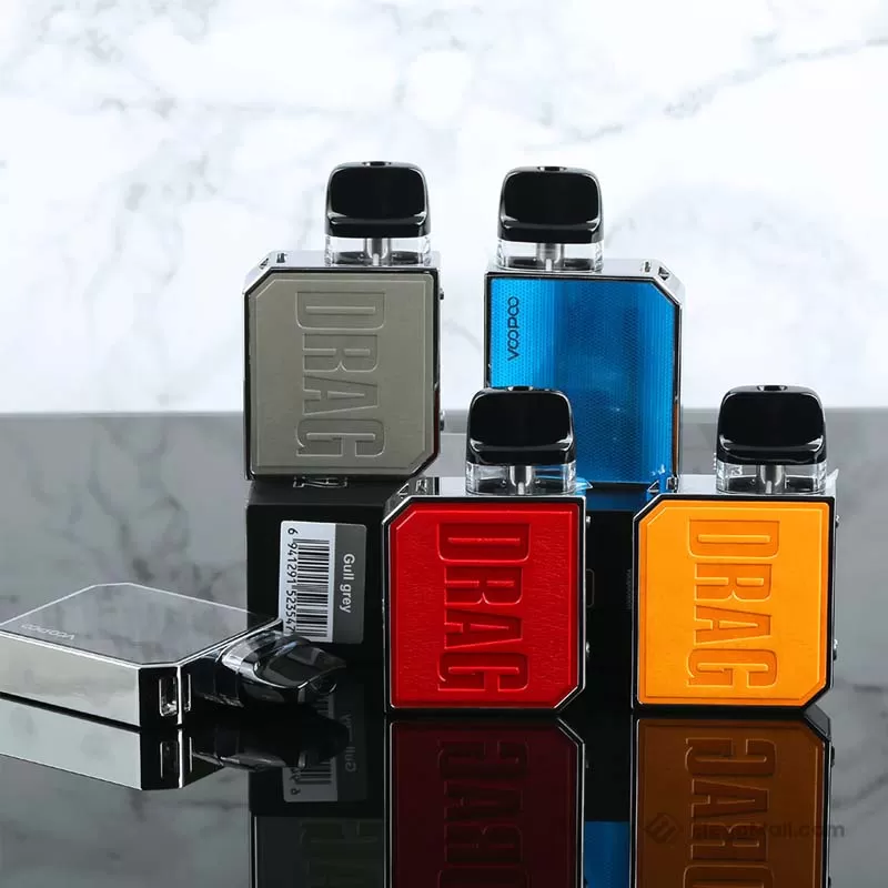VOOPOO DRAG NANO 2 POD SYSTEM KIT 800MAH - Carbon Fiber, Classic Black
