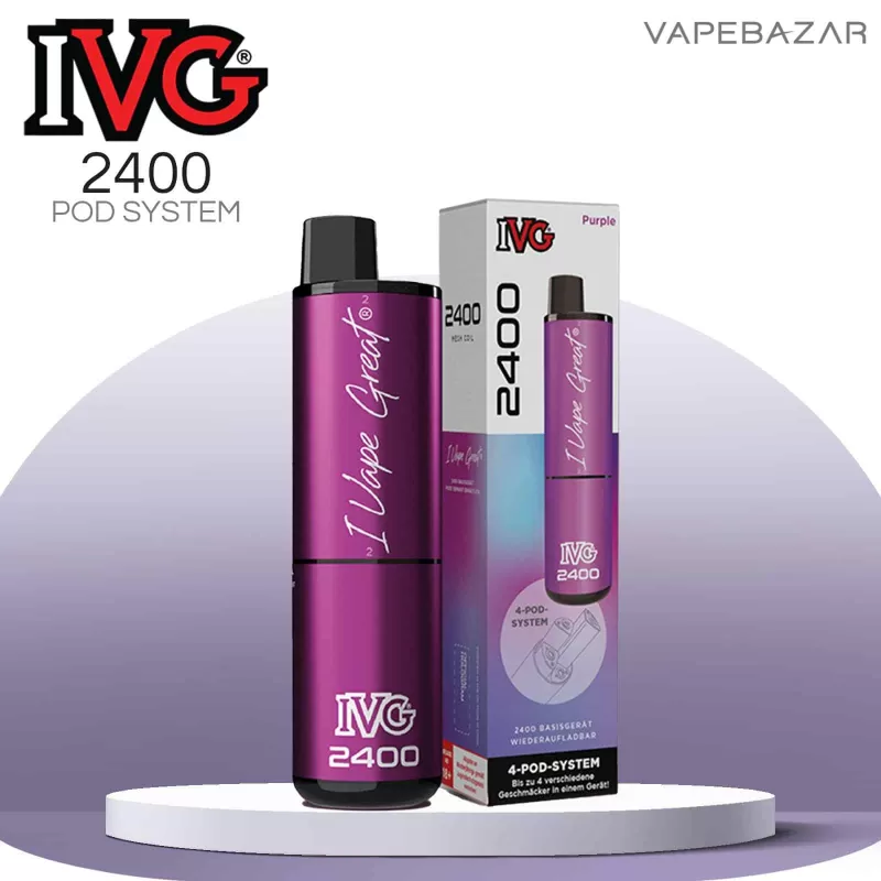 IVG 2400 – 4 Pod System – Device – Purple