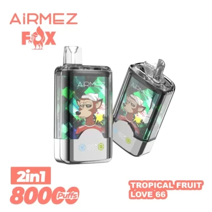 Airmez 2-in-1 80K | dual option, 80000 puffs, 30ml, Type-C, bulk disposable vape - Aiviouvapes