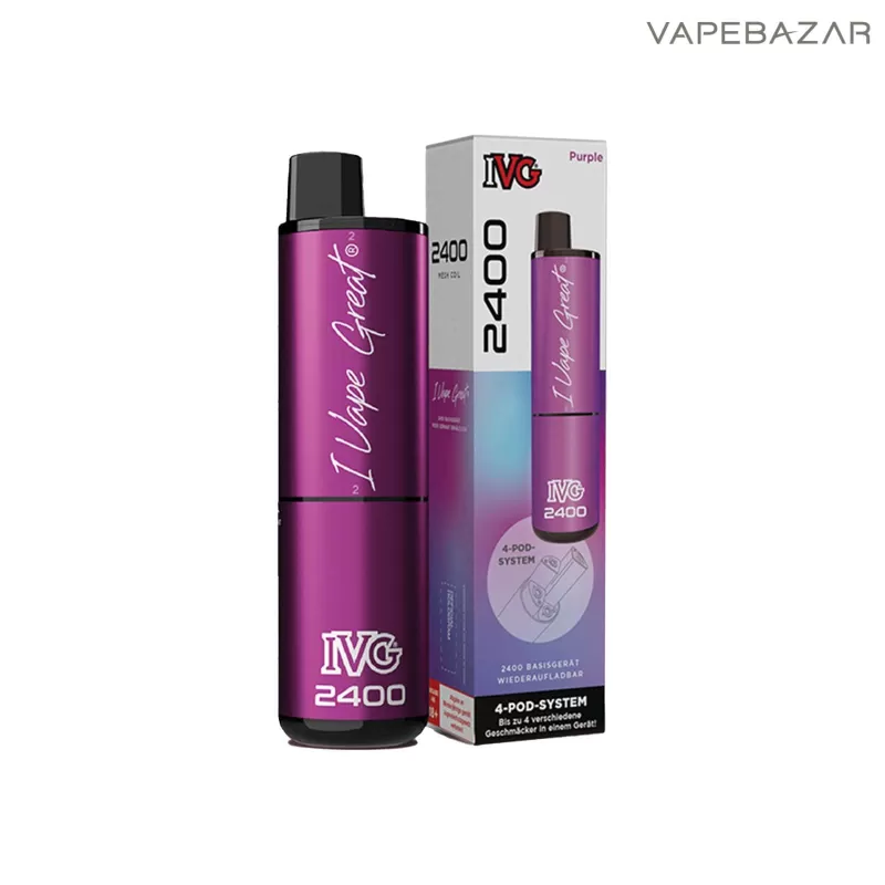 IVG 2400 – 4 Pod System – Device – Purple - Image 3