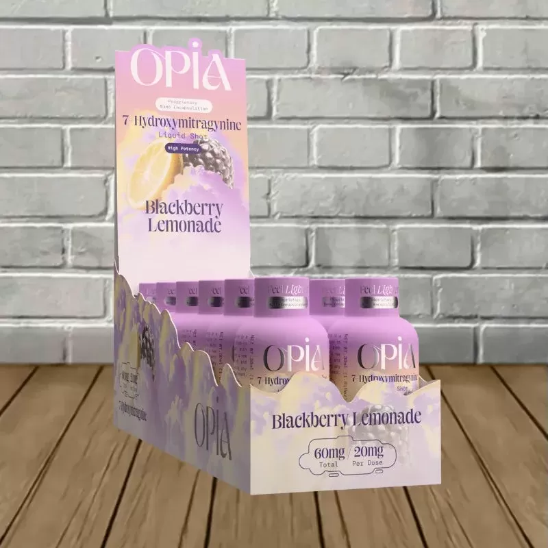 OPiA 7-Hydroxymitragynine High Potency Liquid Extract Shot 60mg Full Case 12ct