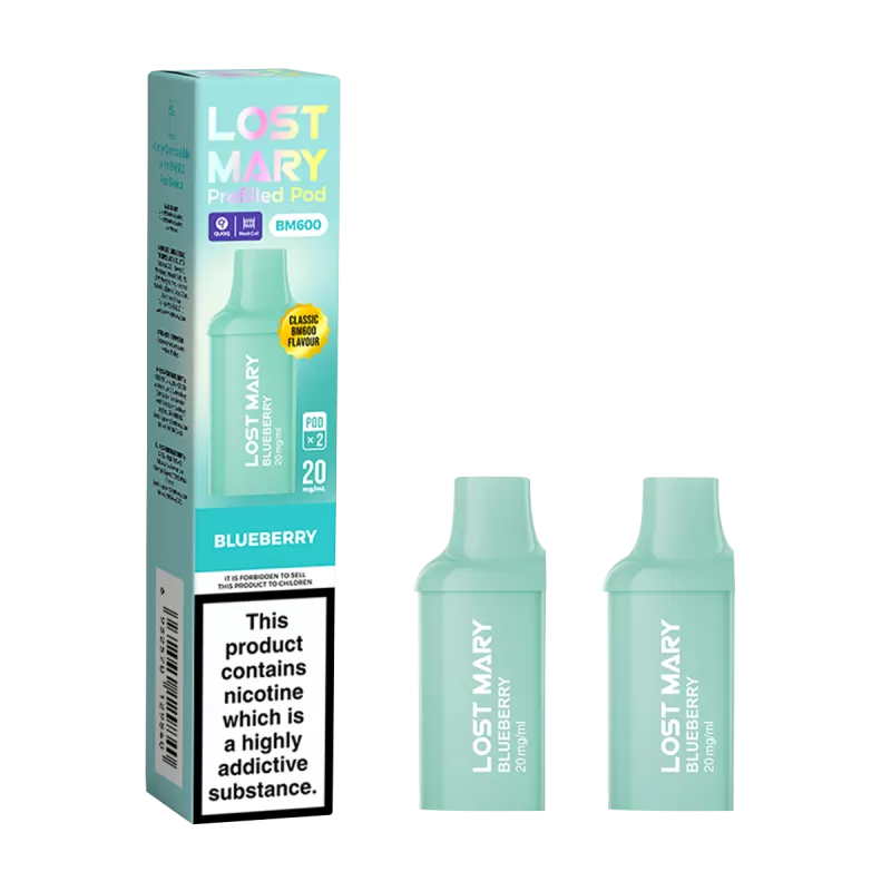 Blueberry Lost Mary BM600 Pods - Vapeshop Co
