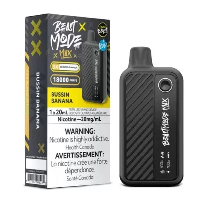 Flavour Beast Beast Mode Max 18K Disposable – 20ML – Bussin Banana Iced