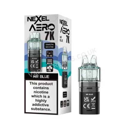 Nexel Aero 7K Mr Blue Pods - Vapestreams Co
